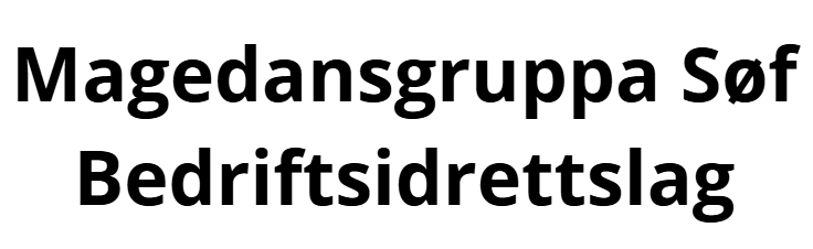 Magedansgruppa Søf Bedriftsidrettslag